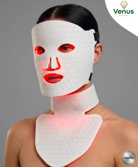MASCARA LED FACIAL CARA Y CUELLO